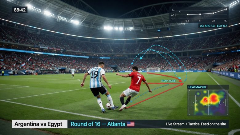 Max file size: 1.5mb! Photorealistic top‑down tactical camera still of Argentina vs Egypt, Round